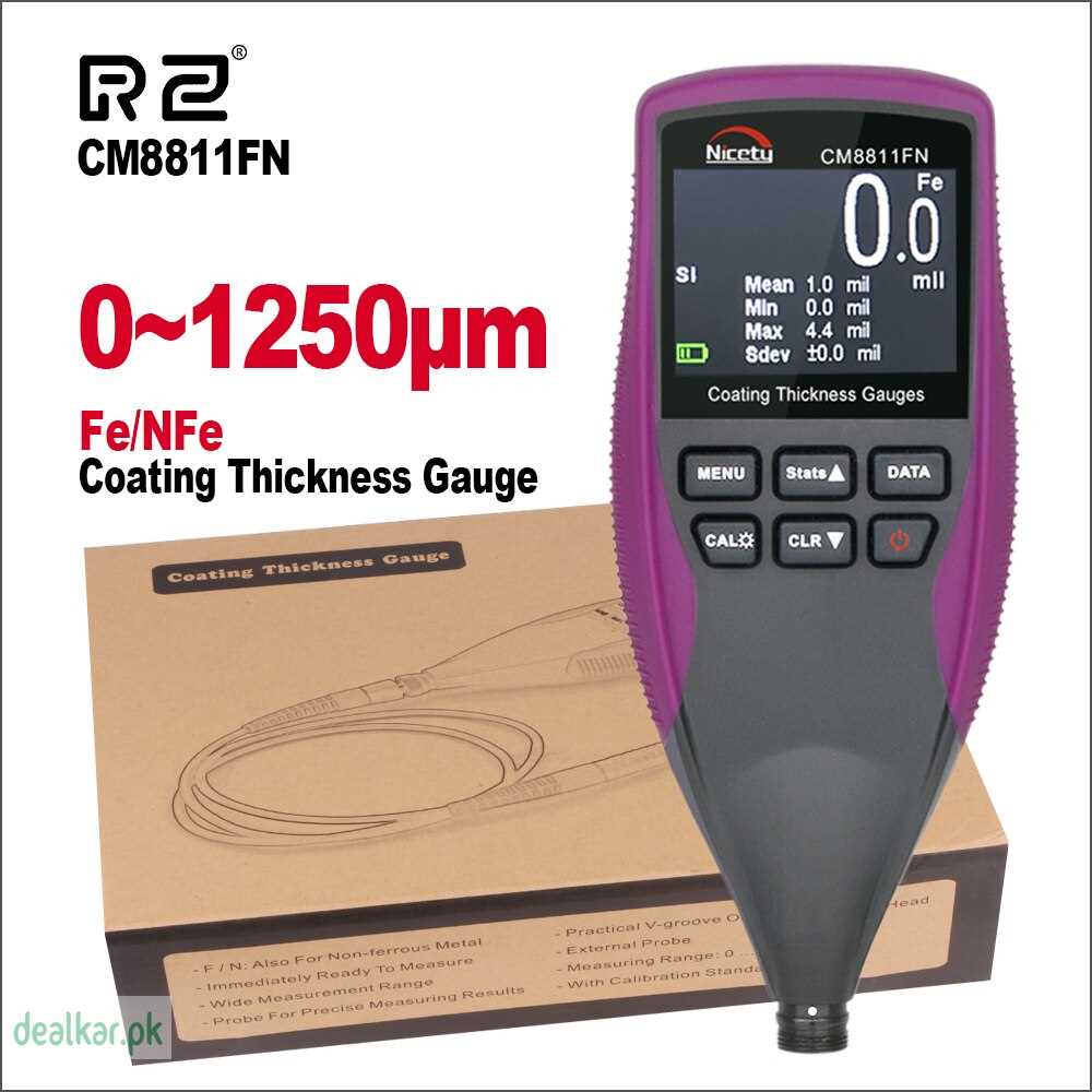 Coating Thickness Gauge Paint Coating DFT Meter Trade