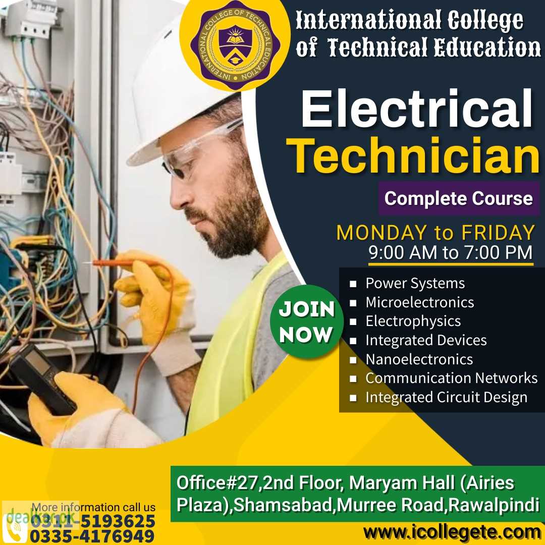 Electrical Technician Course in Chakwal Gujarkhan Other Services