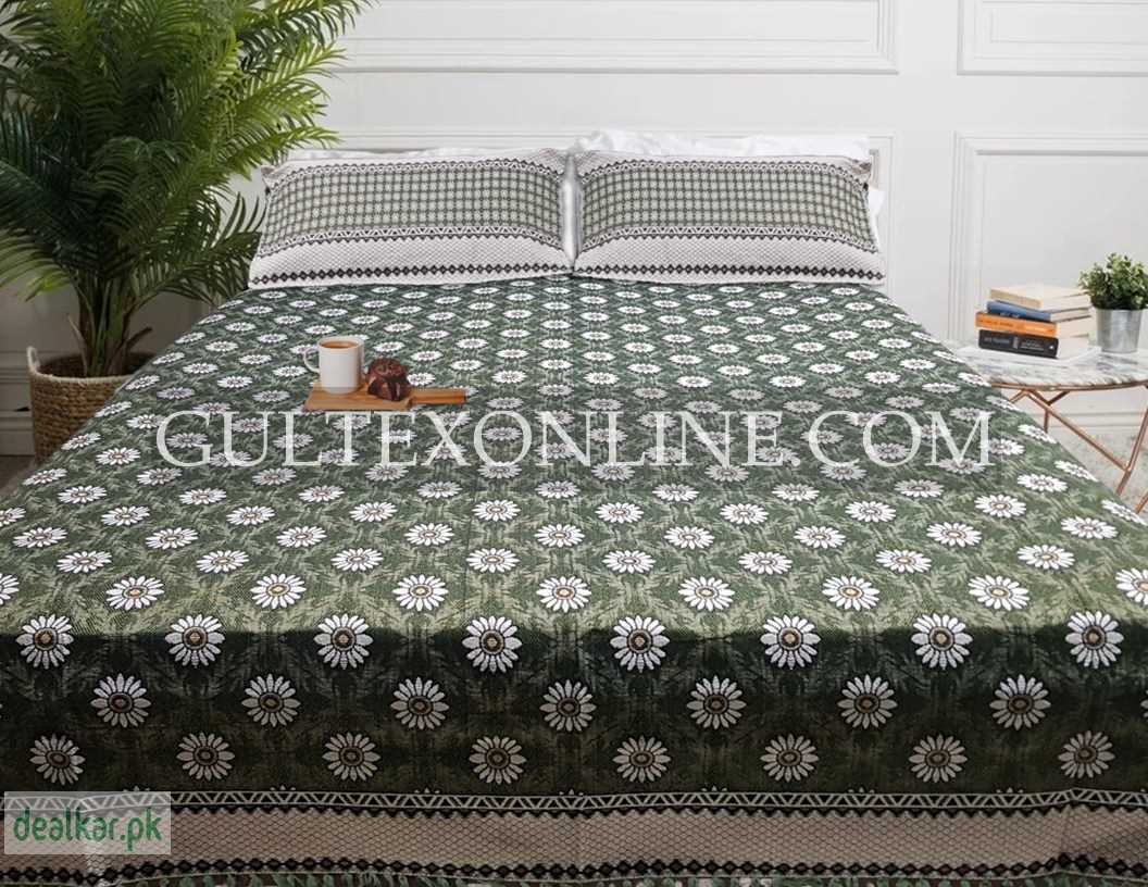 Gultex Multani double bed Sheets with 2 pillows by Gultex Online Beds