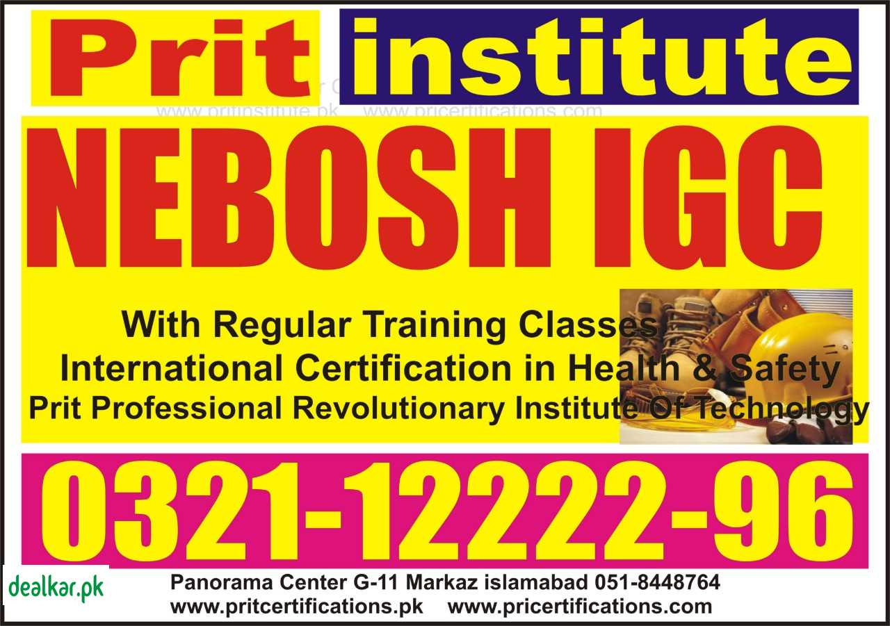 Nebosh course in Gujranwala Education & Classes