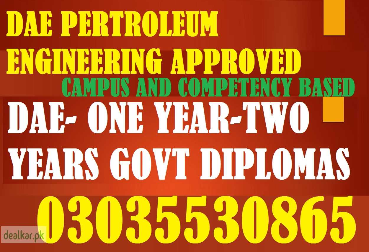 Petroleum Engineering Diploma Course, Petroleum Engineering Training