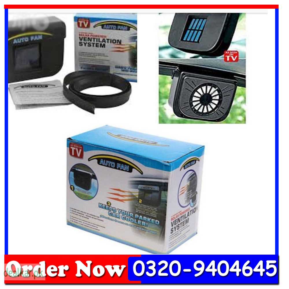 Solar Power Car Air Vent Cooling Fan Window Fan Auto Ventilator Air Cooler System Cars Accessories